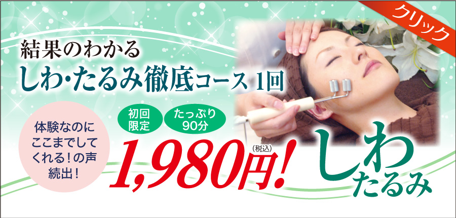 しわ・たるみ徹底コース1回