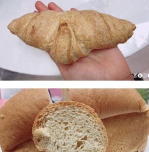 ピュアのオリジナル食パンとクロワッサン